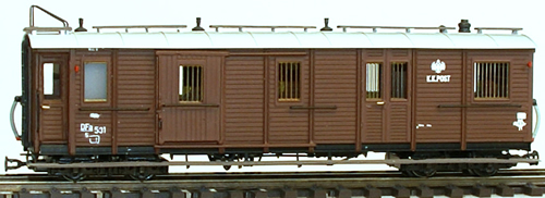 Ferro Train 705-131 - Austrian NÖLB DFa/s 531 baggage car no platf. 